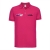 Koszulka polo męska różowa magenta Game Over