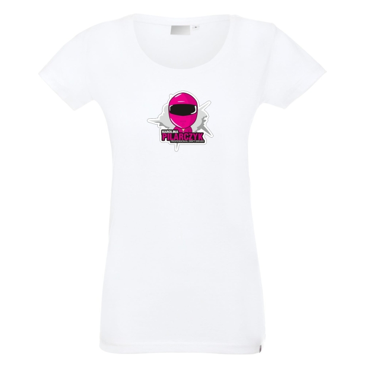 Koszulka damska biała Karolina Pilarczyk drifting