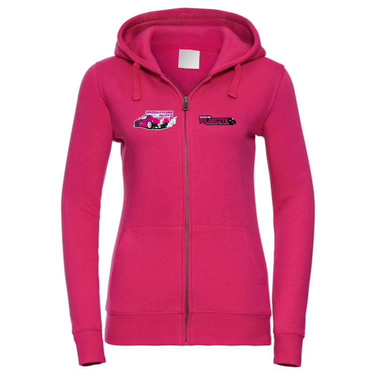 Różowa bluza damska motorsport
