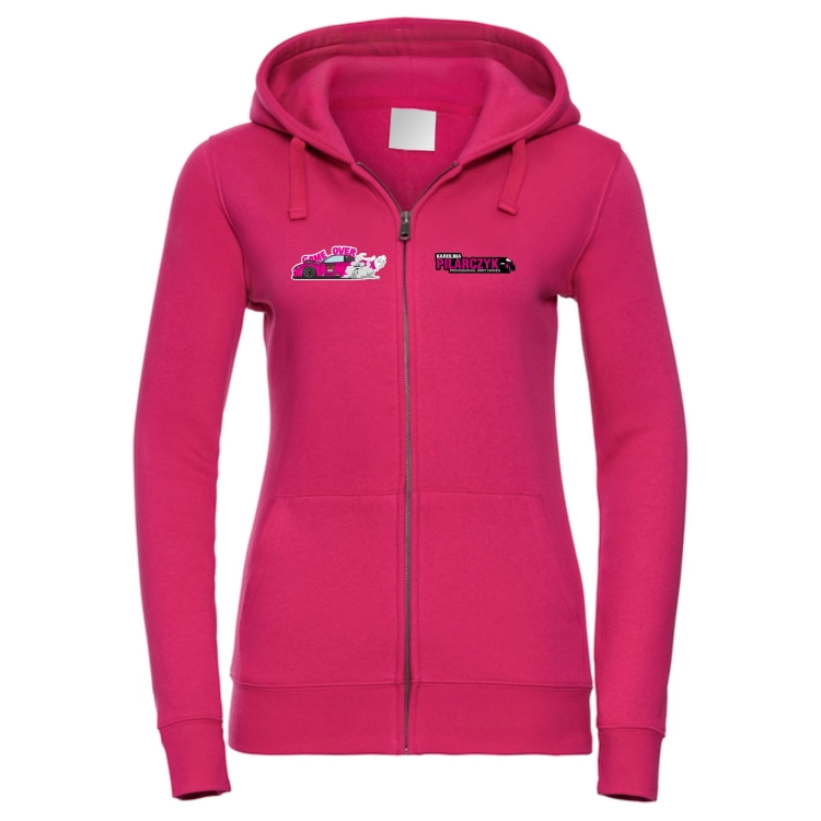 Różowa bluza damska motorsport
