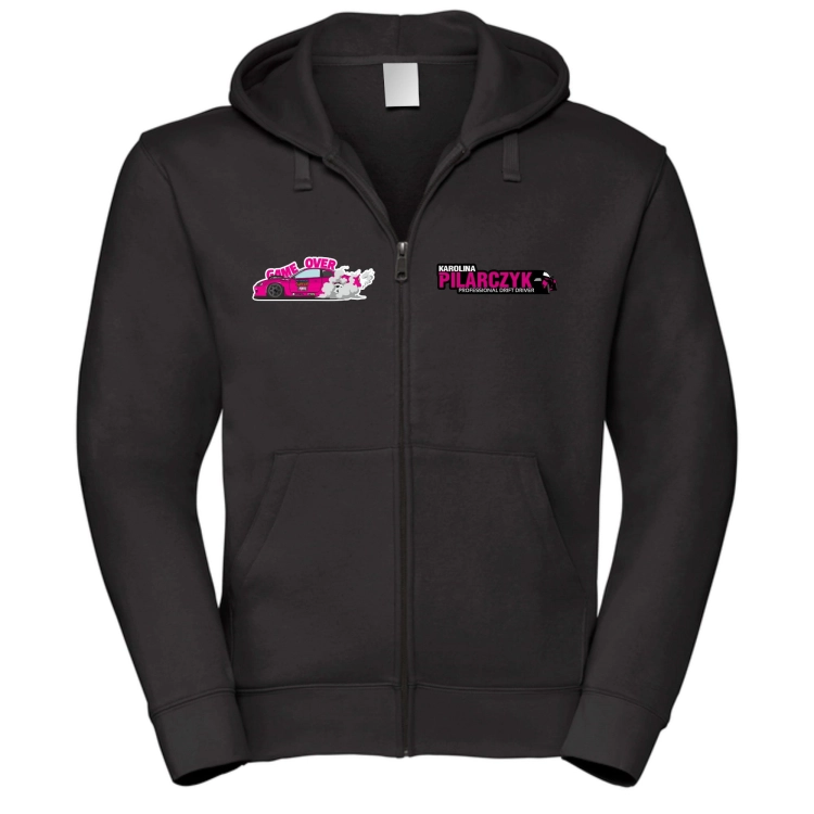 Bluza z zamkiem czarna Drift