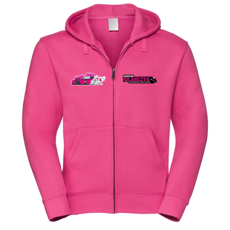 Różowa bluza męska motorsport