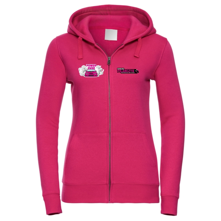 Różowa bluza damska motorsport