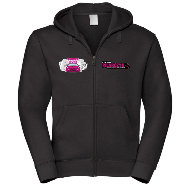 Bluza z zamkiem czarna Drift