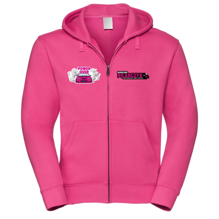 Różowa bluza damska motorsport