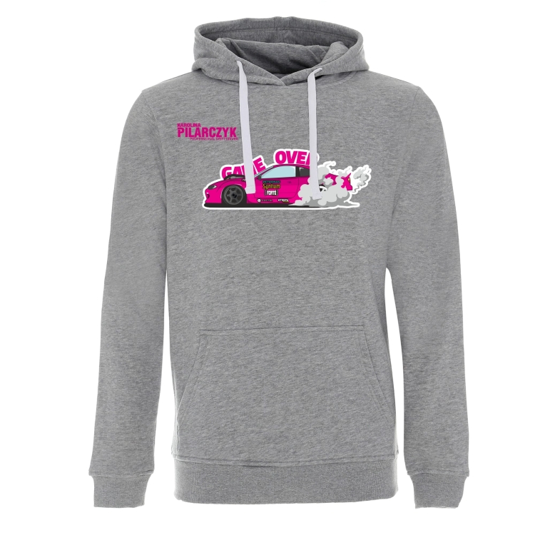 Bluzy z kapturem szara drifting