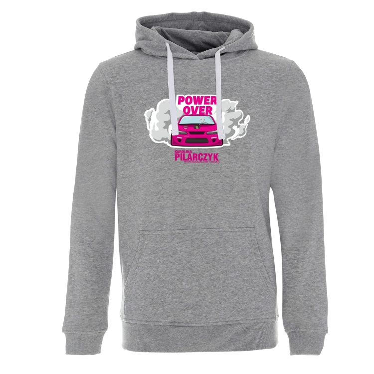 Bluzy z kapturem szara drifting