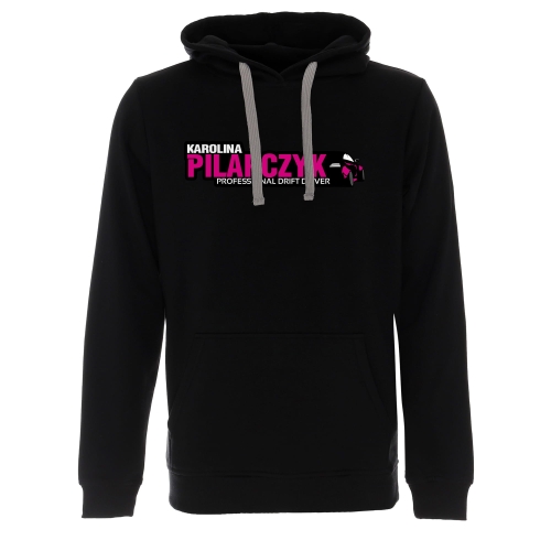 Bluza z kapturem Czarna Logo Karolina Pilarczyk