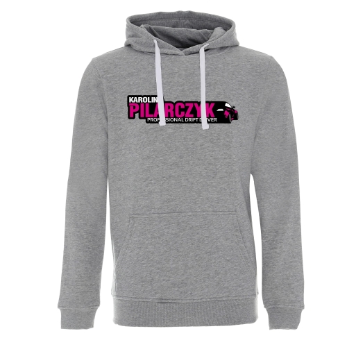 Bluza z kapturem szara drifting