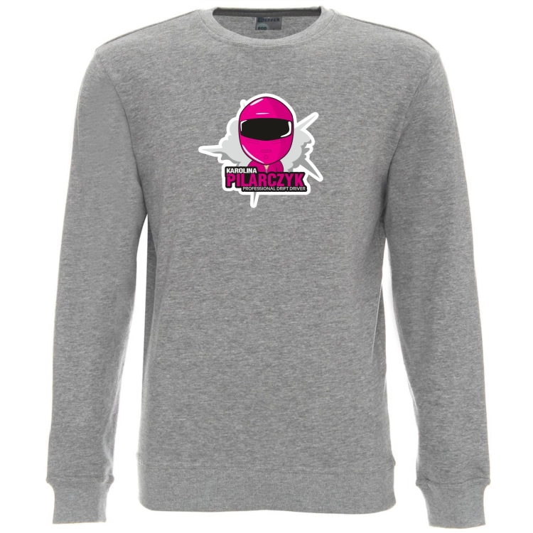 Bluza bez kaptura szara Karolina Pilarczyk