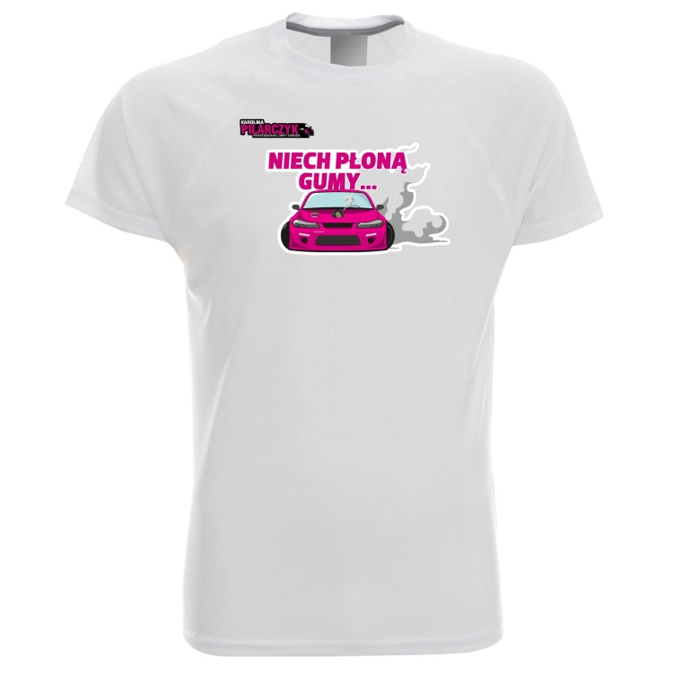 Męska koszulka sportowa Karolina Pilarczyk drifting