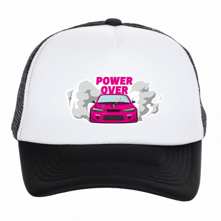 Oddychająca czapka z daszkiem i siatką Power over
