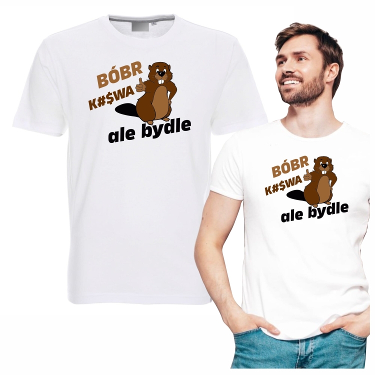 Bóbr bydle koszulka mem