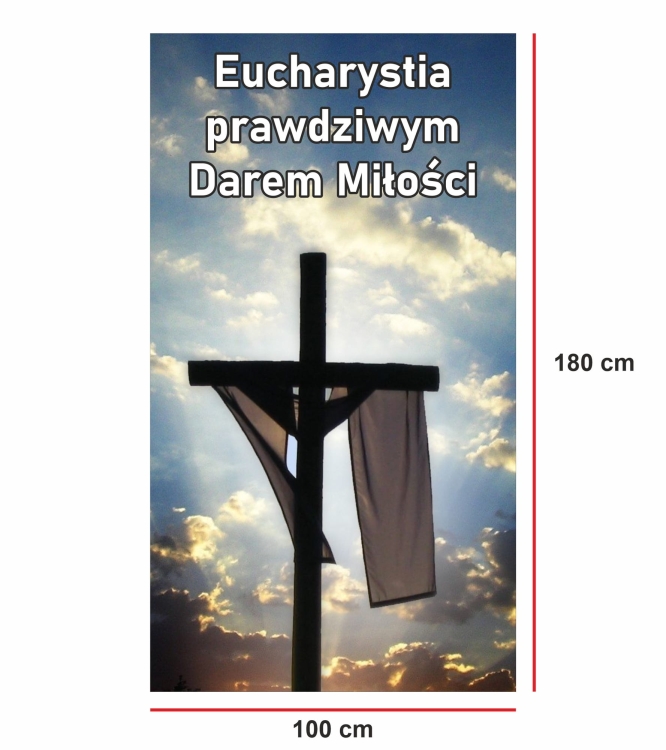 Baner na Ołtarz Scenę na Boże Ciało
