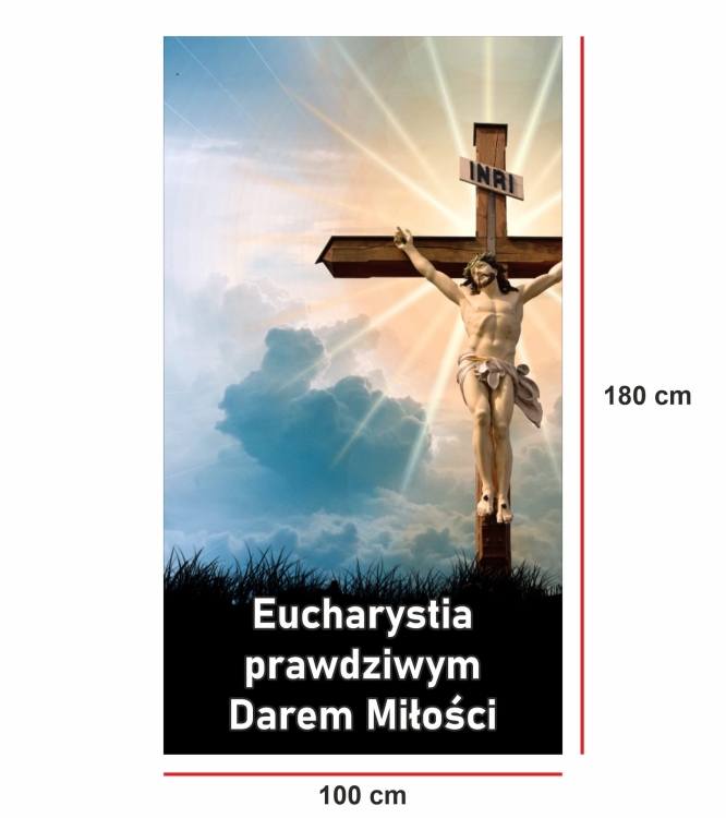 Baner na Ołtarz Scenę na Boże Ciało
