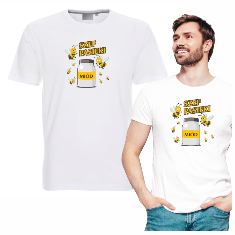 Koszulka pszczelarza pszczoły szef pasieka