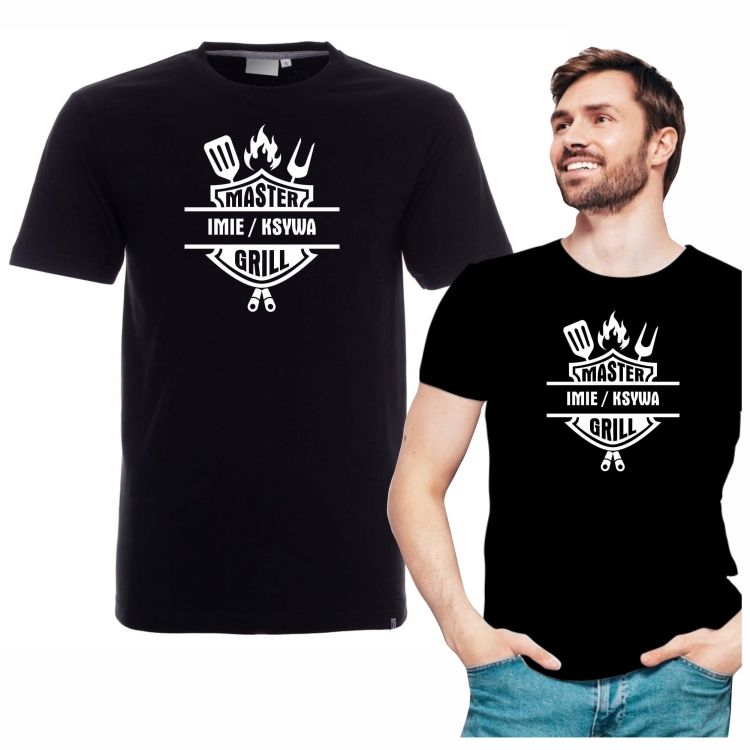 T-shirt szef grilla ksywa, imię, nazwisko