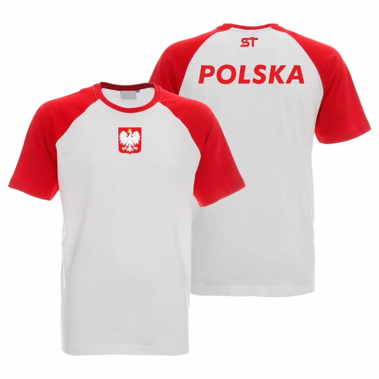 T-shirt męski Orzełek Polscy kibice Euro2024