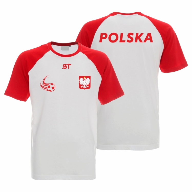 T-shirt męski kibica Polski
