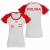 T-shirt damski kibica Polski