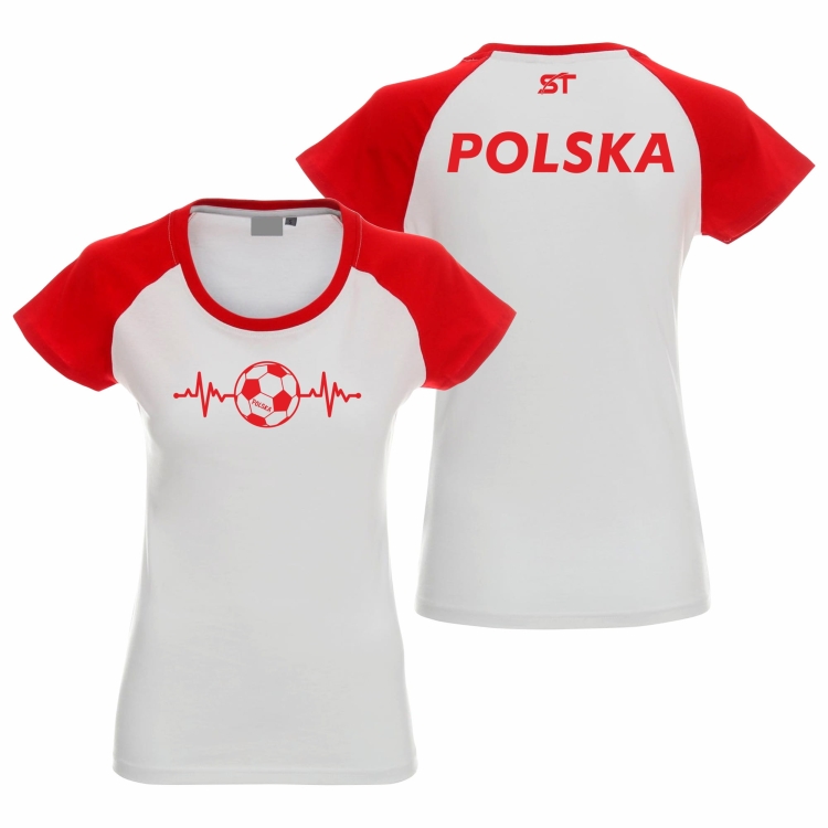 Koszulka damska Polska piłka nożna EKG
