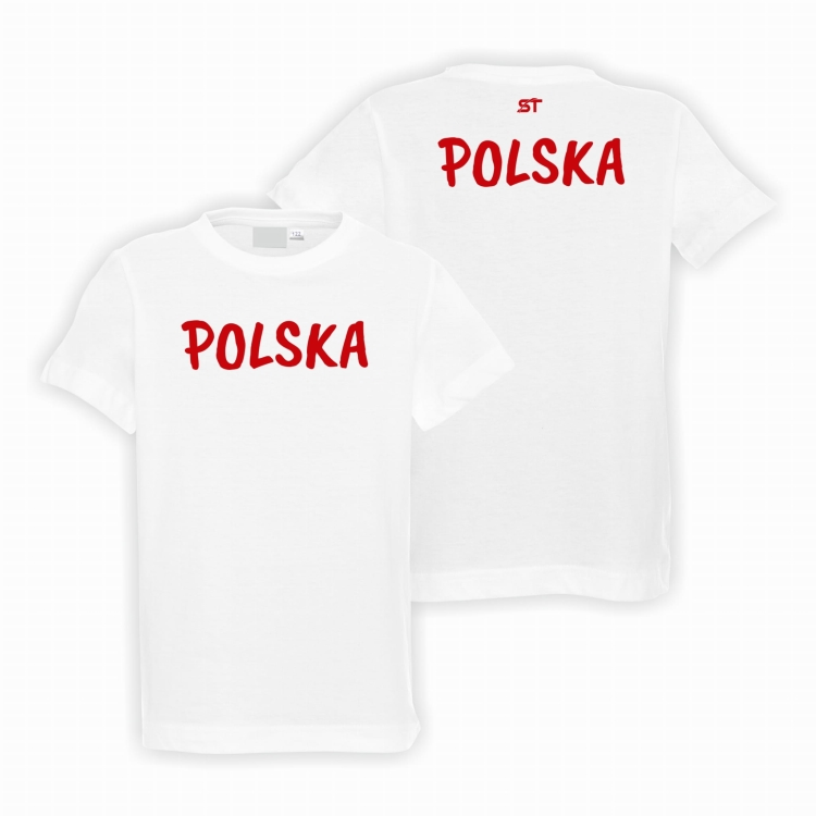 Koszulka dziecięca z napisem Polska