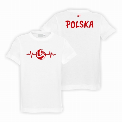 Koszulka dziecięca Polska siatkówka EKG