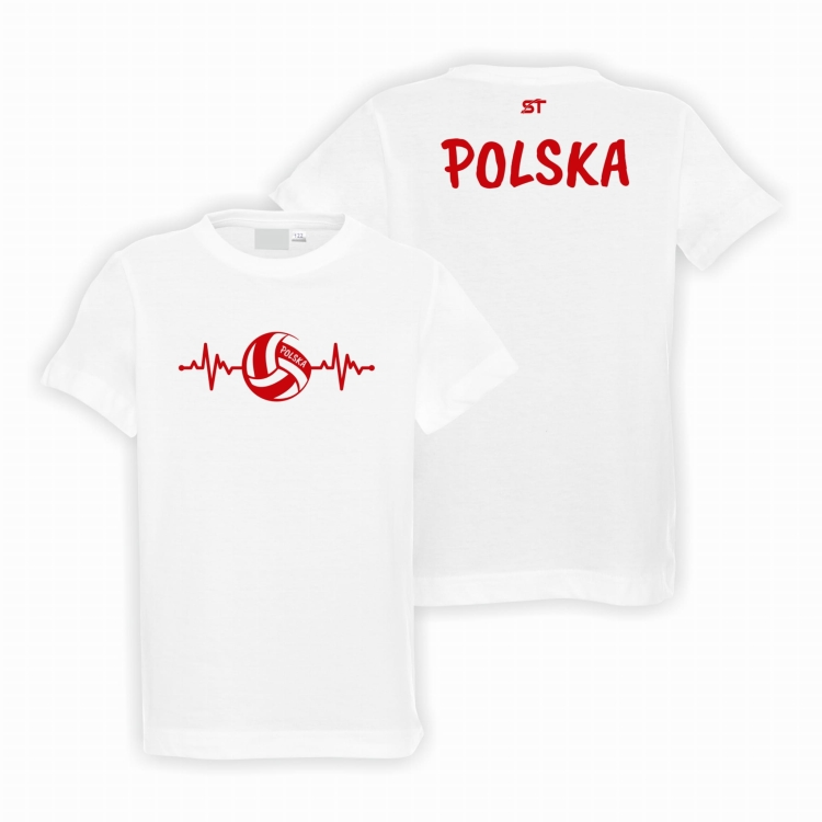 Koszulka dziecięca Polska siatkówka EKG