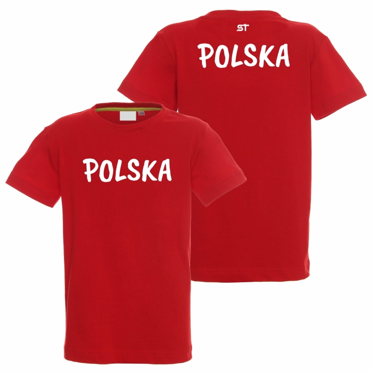 Koszulka dziecięca z napisem Polska