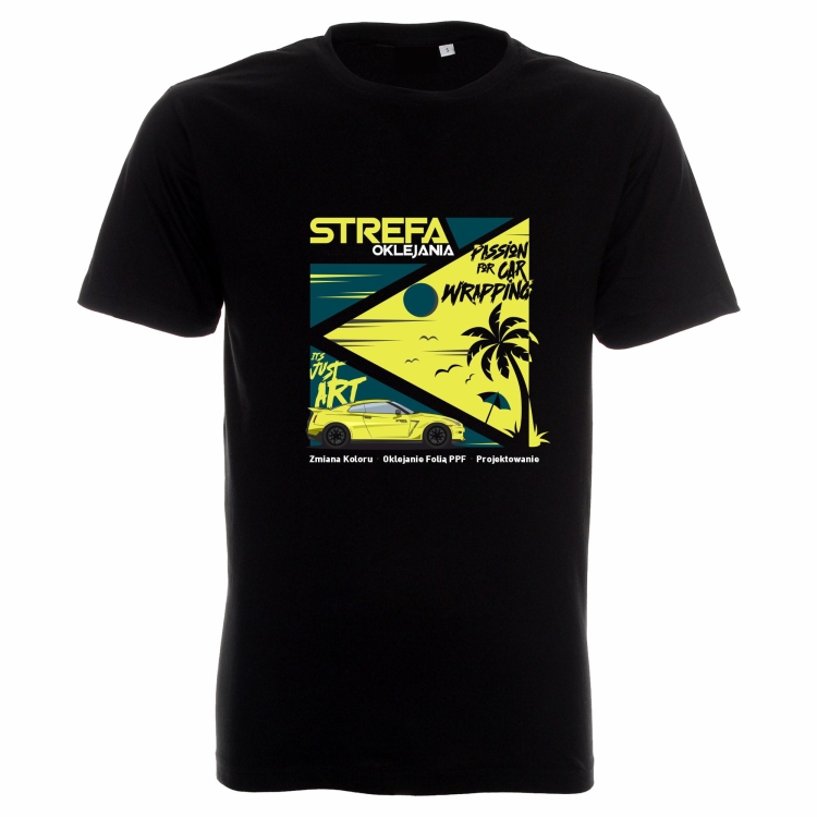 Koszulka męska Strefa oklejania Car Wrapping Wrap Zone