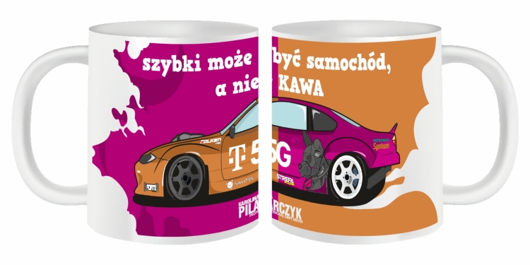 Kubek dla fanów driftingu