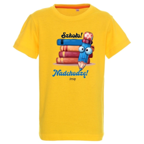 Koszulka dla chłopca na WF z nadrukiem
