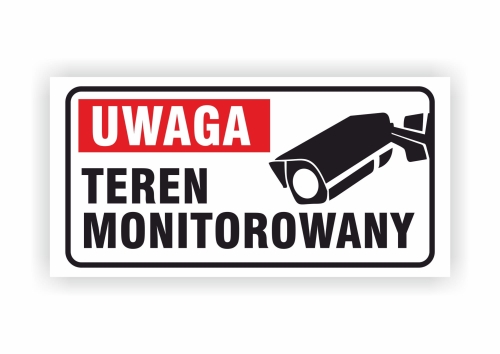 Tabliczka informacyjna o monitoringu