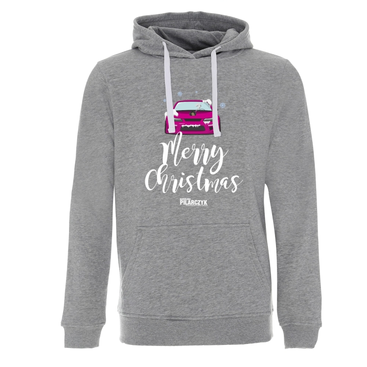 Bluza damska Merry christmas szara