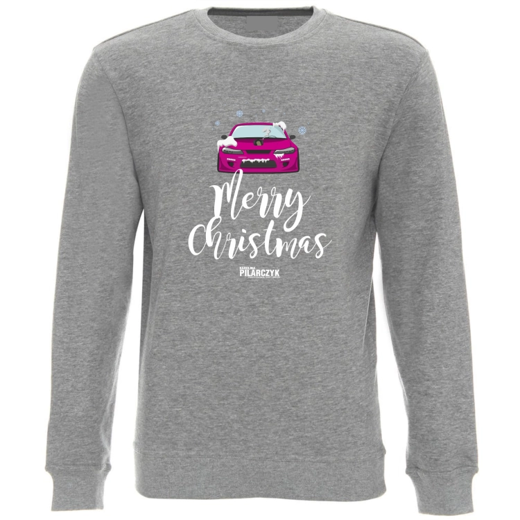 Bluza męska merry christmas szara