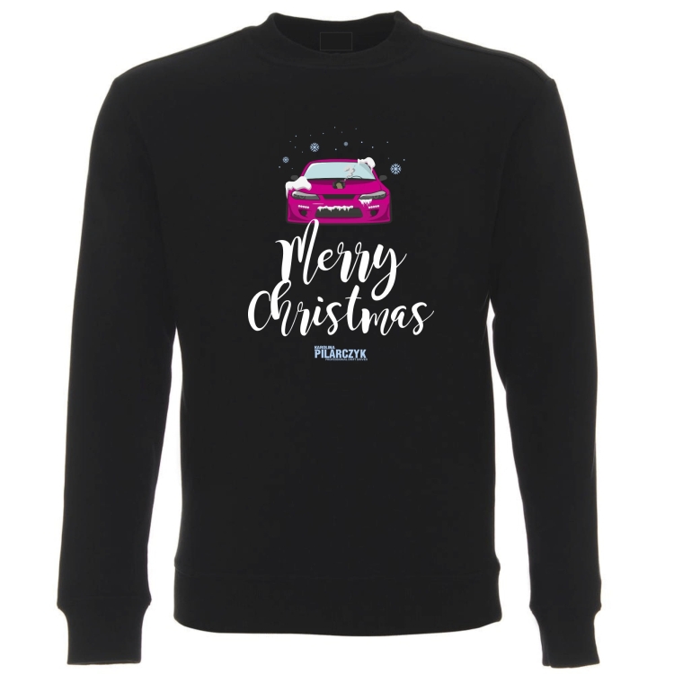 Bluza dziecięca merry christmas czarna