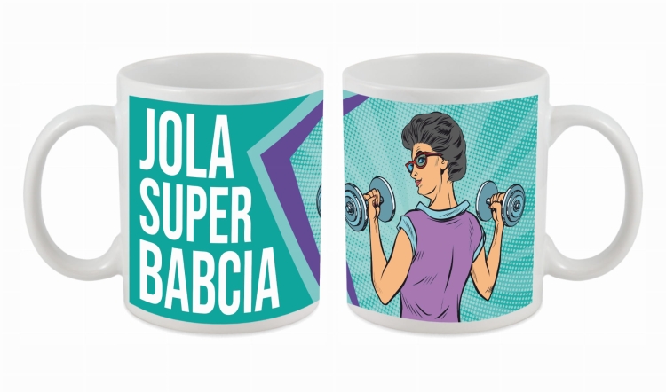 Super babcia kubek na prezent