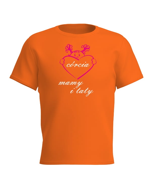 T-shirt dla dziewczynki córcia mamy i taty