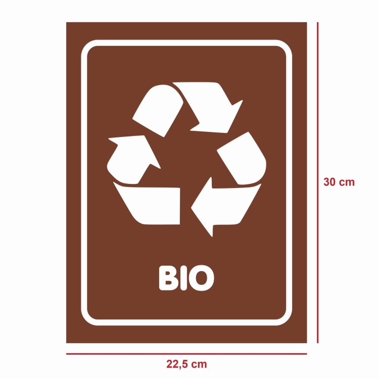 Naklejka na kosz Bio odpady