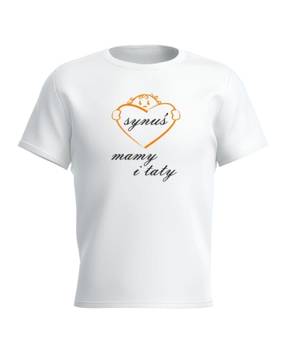 T-shirt dziecięcy synuś mamy i taty