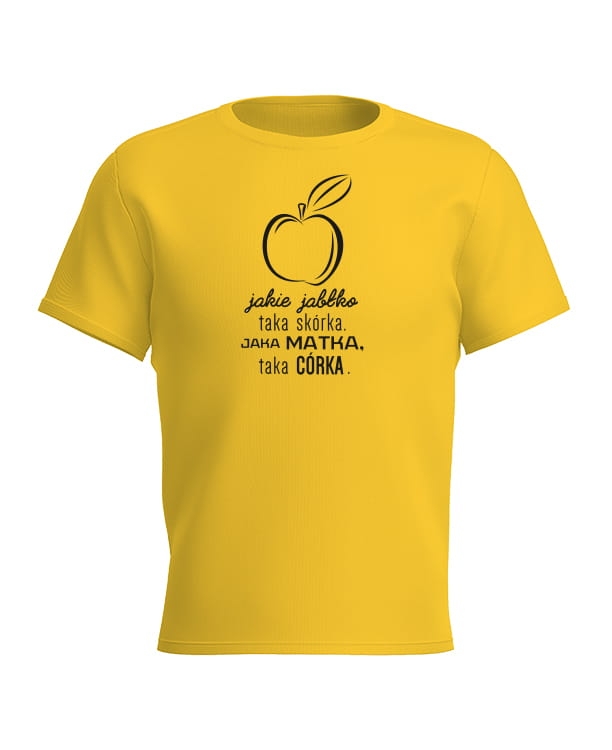 T-shirt dla dziecka jakie jabłko...