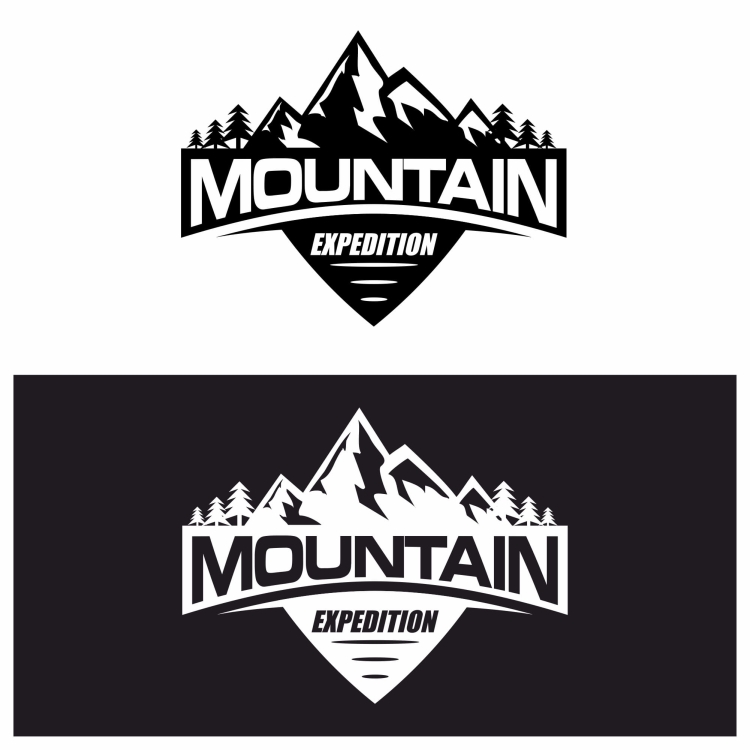 Naklejka Mountain Expedition na samochód – motyw przygody i podróży – idealna na maskę, drzwi lub szybę auta.