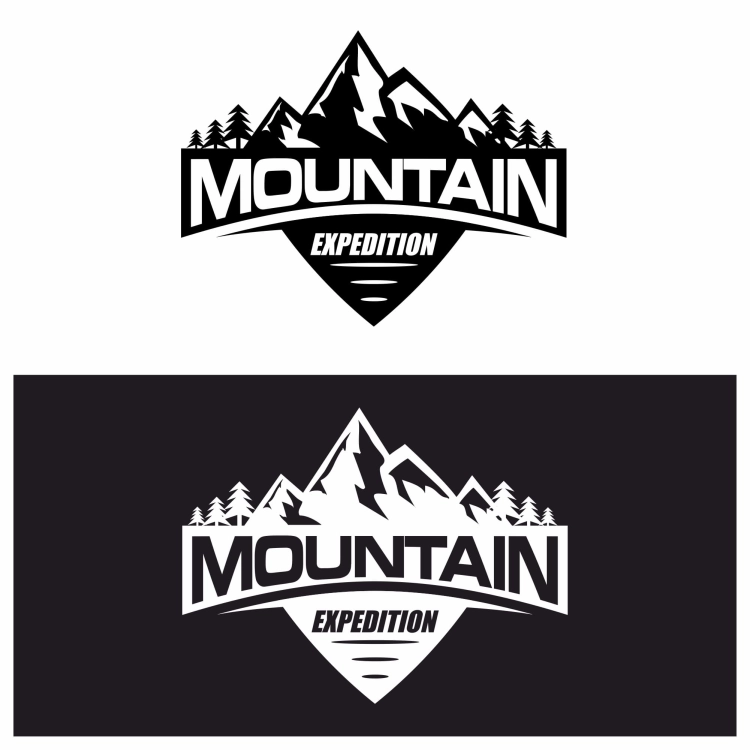 Naklejka Mountain Expedition na samochód – motyw przygody i podróży – idealna na maskę, drzwi lub szybę auta.