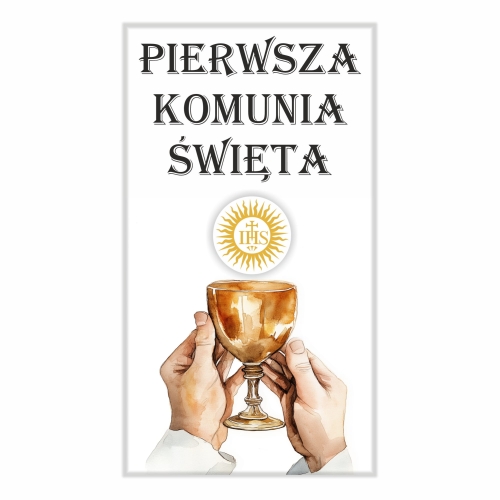 Baner Pierwsza Komunia Święta