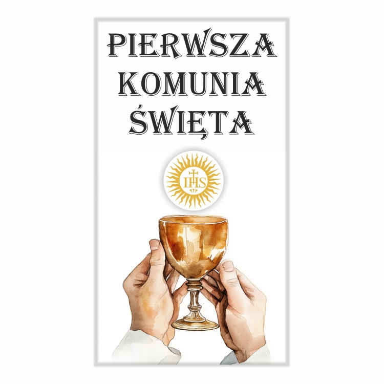 Baner Pierwsza Komunia Święta