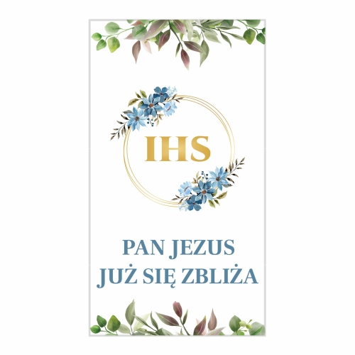 Baner Dekoracja Pierwsza Komunia Święta