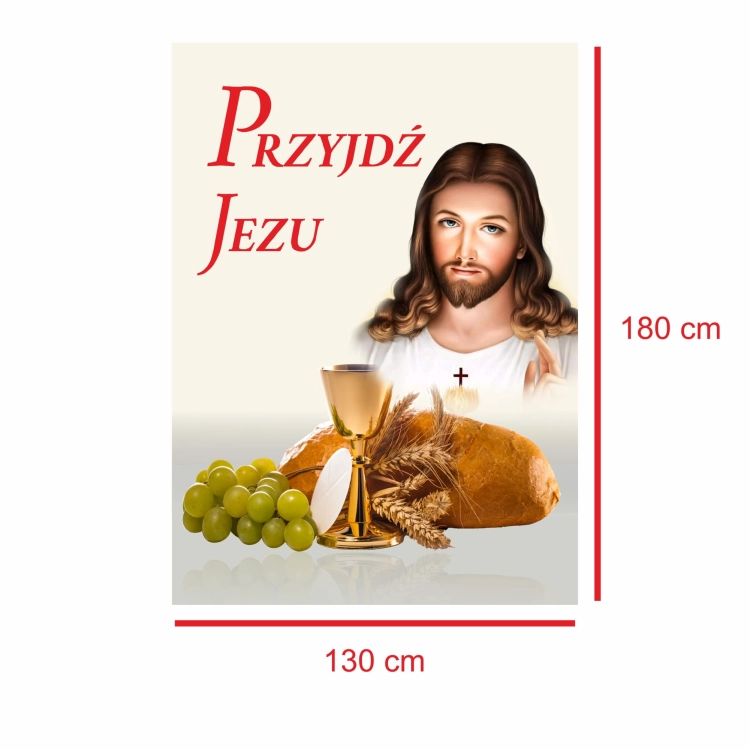 Dekoracja Baner Ścianka Pierwsza Komunia Święta