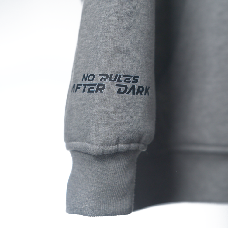Szara Bluza No Rules After Dark