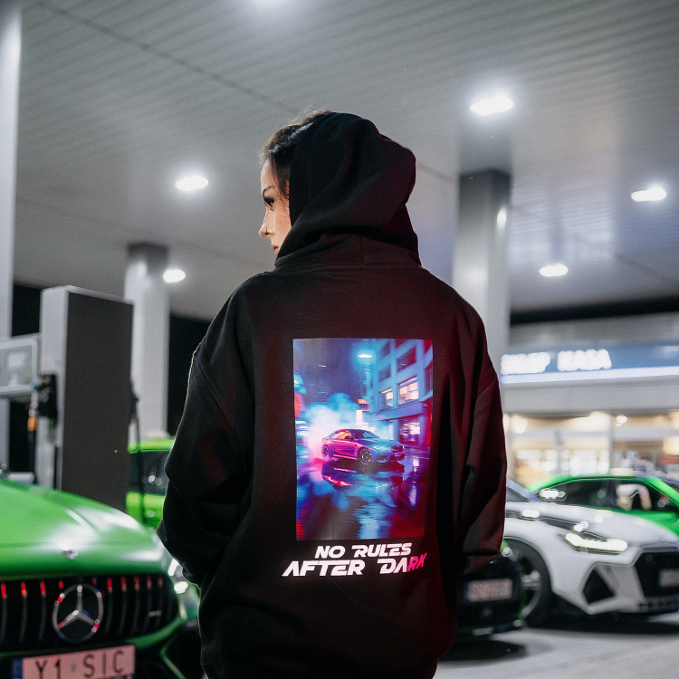 Bluza Czarna Pocket Rocket Oversize