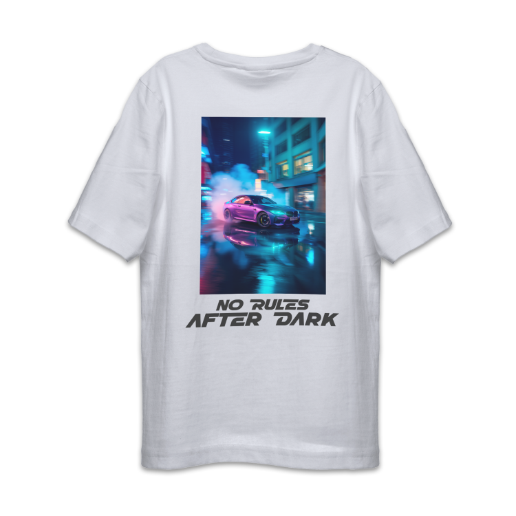 Koszulka Męska białą Oversize Pocket Rocket